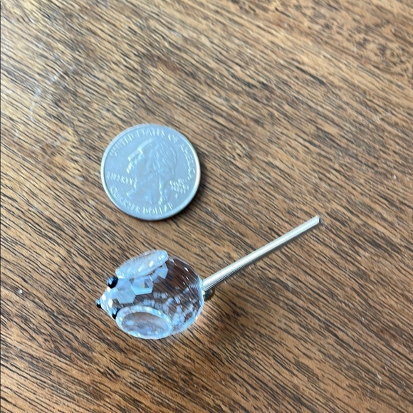 Swarovski Crystal Mini Mouse Figurine with Silver Metal Accents - Picture 2 of 6